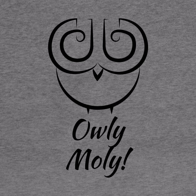 Owly Moly - surprised Owl Design by Qwerdenker Music Merch